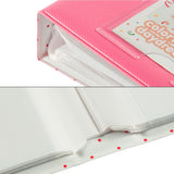 [Fuji Instax Mini 9 Photo Album]  CAIUL Pieces Of Moment Book Album for Films of Instax Mini 7s 8 8+ 9 25 26 50s 70 90 (64 Photos, Flamingo Pink)