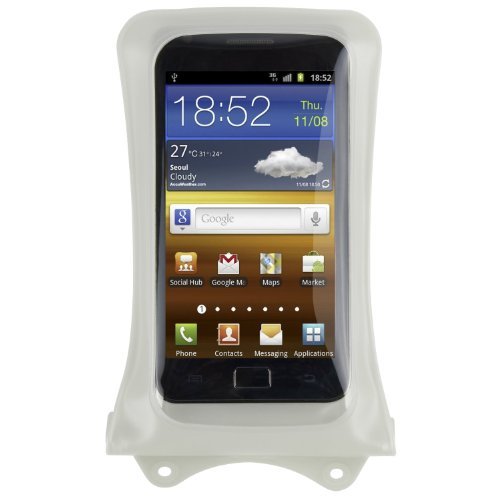 DiCaPac (Digital Camera Pack) WPC1 Waterproof Case for samsung, HTC, Blackberry and other Large Smartphones  (White)