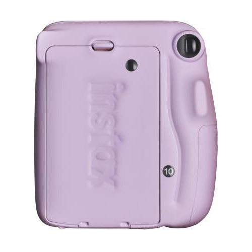 FUJIFILM INSTAX Mini 11 Instant Camera with 10 sheets film roll + camera case + bunting2, kit. (Lilac Purple)