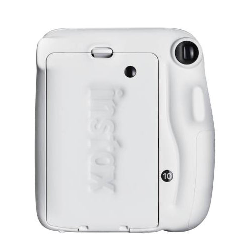 FUJIFILM INSTAX Mini 11 Instant Film Camera with 10X1 Pack of Instant Film With Wacky expressions Pouch (Ice White)