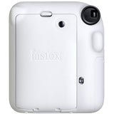 FUJIFILM INSTAX Mini 12 Instant Film Camera with 10X1 Pack of Instant Film With Pouch Kit (Clay White, 10 Exposures)