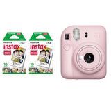 FUJIFILM INSTAX Mini 12 Instant Film Camera with 10X2 Pack of Instant Film (Blossom Pink)