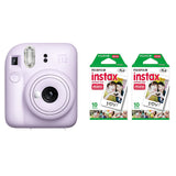 FUJIFILM INSTAX Mini 12 Instant Film Camera with 10X2 Pack of Instant Film (Lilac Purple)