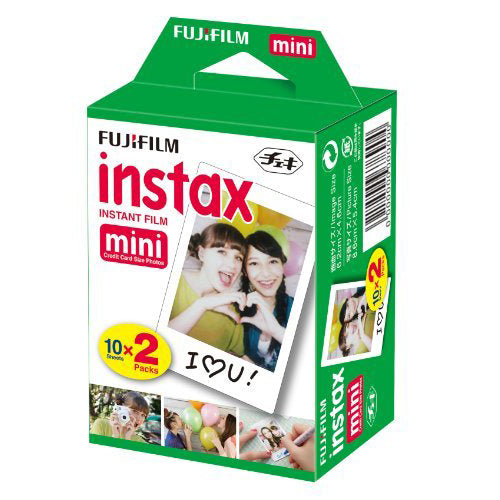 FUJIFILM INSTAX Mini 12 Instant Film Camera with Black shell bag and 20 Shots Instant film (Lilac Purple)