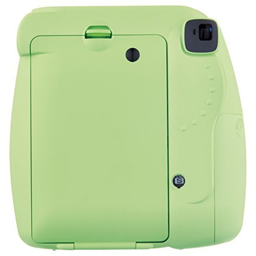 FUJIFILM INSTAX Mini 9 Instant Film Camera kit with 10X1 Pack of Instant Film and Pouch (Lime Green)