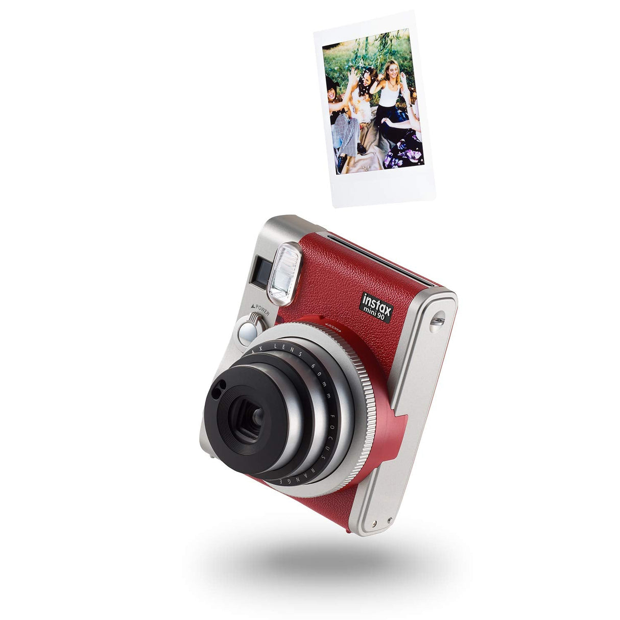  Fujifilm Instax Mini 90 Neo Classic Instant Film Camera Brown  with 20 Instant Film Accessory Bundle : Electronics