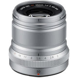 FUJIFILM XF 50mm f/2 R WR Lens (Silver)