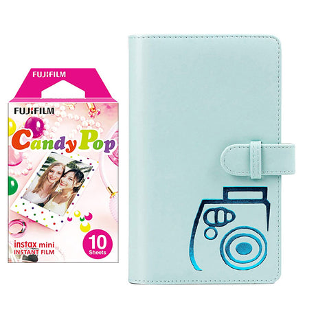 Fujifilm Instax  mini 10X1 Instant Film with 96-sheet Album for mini film