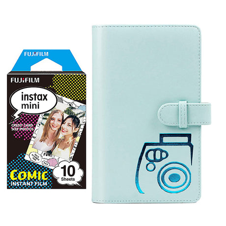 Fujifilm Instax  mini 10X1 Instant Film with 96-sheet Album for mini film
