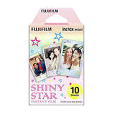 Fujifilm Instax Mini 10X1  shiny star Instant Film With 128-sheet Album for mini film