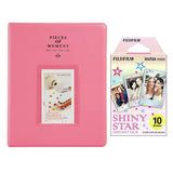 Fujifilm Instax Mini 10X1  shiny star Instant Film With 128-sheet Album for mini film