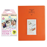 Fujifilm Instax Mini 10X1  shiny star Instant Film With 128-sheet Album for mini film