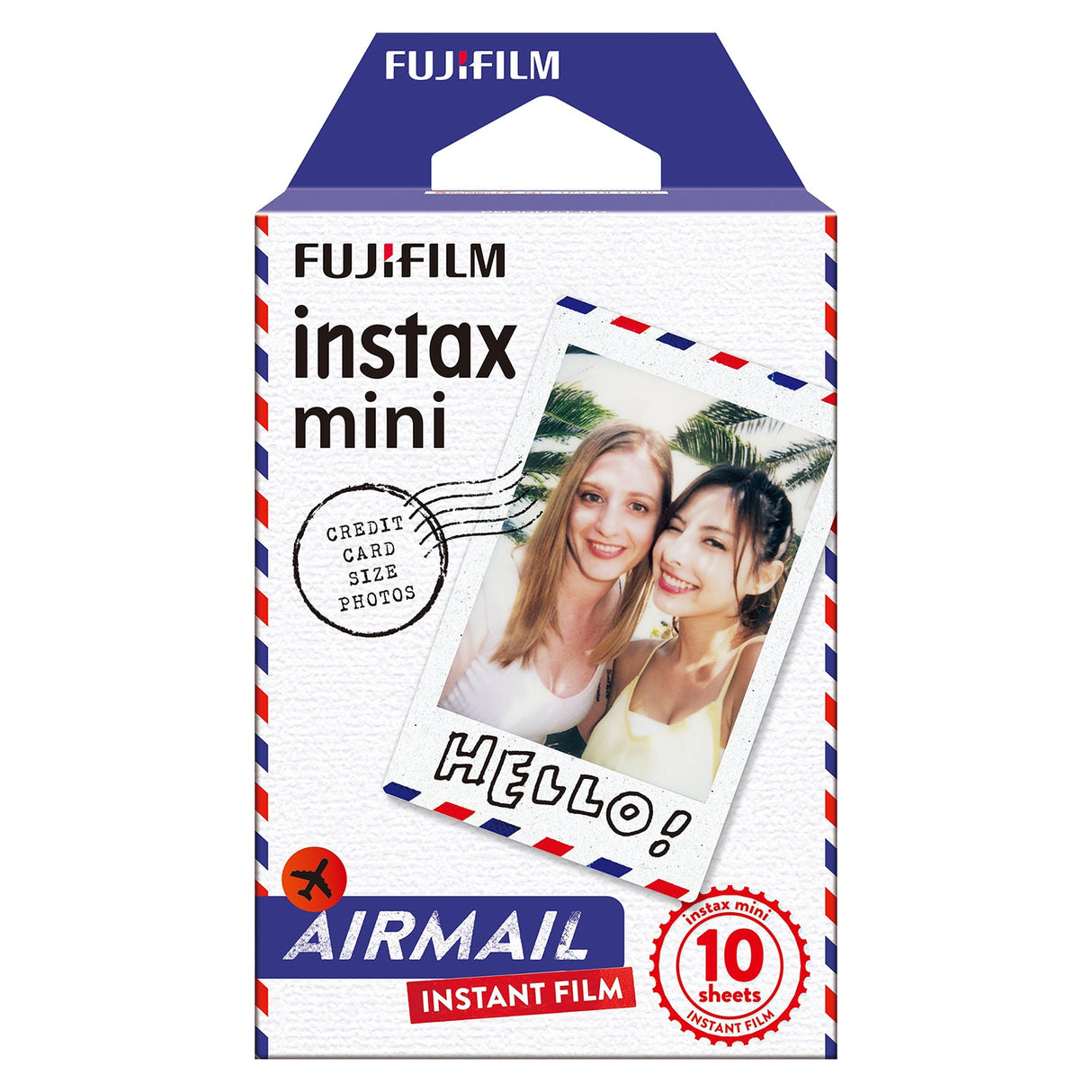 Fujifilm Instax Mini 10X1 airmail Instant Film with Instax Time Photo Album 64 Sheets (Beautiful flower)
