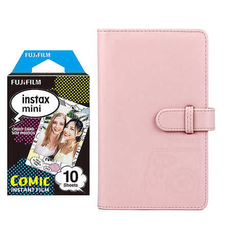 Fujifilm Instax Mini 10X1 comic Instant Film with 96-sheet Album for mini film