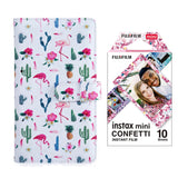 Fujifilm Instax Mini 10X1 confetti Instant Film with 96-sheet Album for mini film