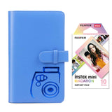 Fujifilm Instax Mini 10X1 macaron Instant Film with 96-sheet Album for mini film Cobalt blue