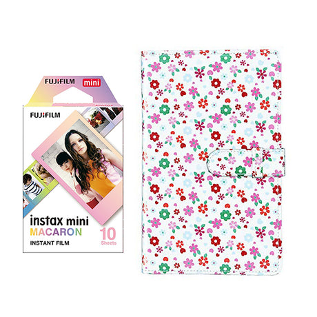 Fujifilm Instax Mini 10X1 macaron Instant Film with 96-sheet Album for mini film