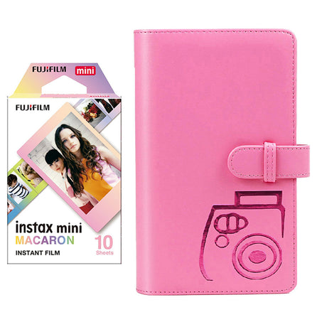 Fujifilm Instax Mini 10X1 macaron Instant Film with 96-sheet Album for mini film