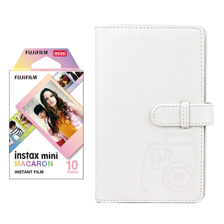 Fujifilm Instax Mini 10X1 macaron Instant Film with 96-sheet Album for mini film
