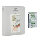 Fujifilm Instax Mini 10X1 macaron Instant Film with Instax Time Photo Album 64 Sheets (SMOKEY WHITE)