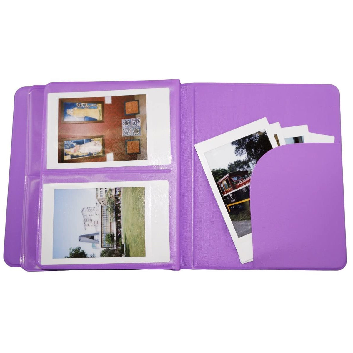 Fujifilm Instax Mini 10X1 macaron Instant Film with Instax Time Photo Album 64 Sheets (Violet Purple)