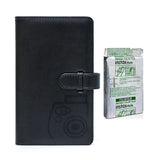 Fujifilm Instax Mini 10X1 pink lemonade Instant Film with 96-sheet Album for mini film (Charcoal gray)