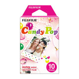 Fujifilm Instax Mini 10X1candy pop Instant Film with Instax Time Photo Album 64 Sheets (rose red)