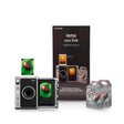 Fujifilm Instax Mini Evo Hybrid Camera Premium Edition with 20 Shots of Stone Gray Film and 100 Different Expressions