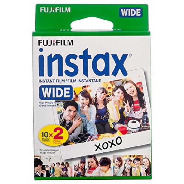Fujifilm Instax Wide Film Twin Pack (White)