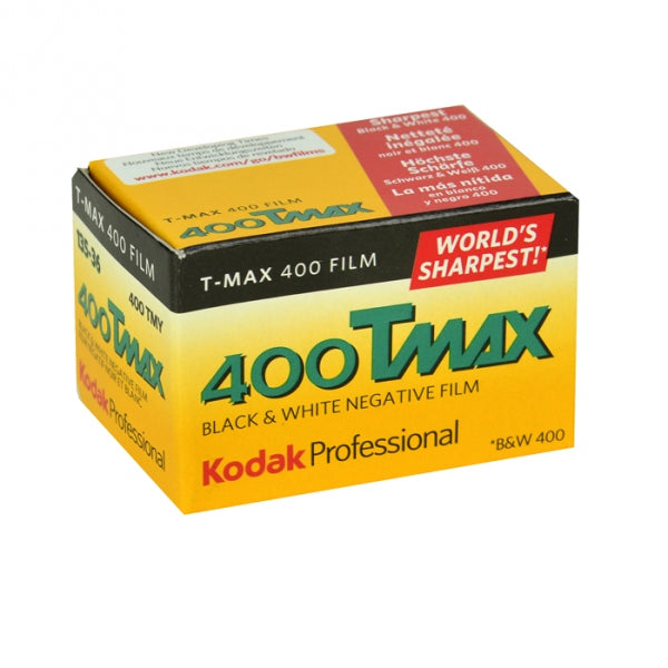 Kodak 400 TMAX Professional ISO 400, 36mm, 36 Exposures, Black and White Film