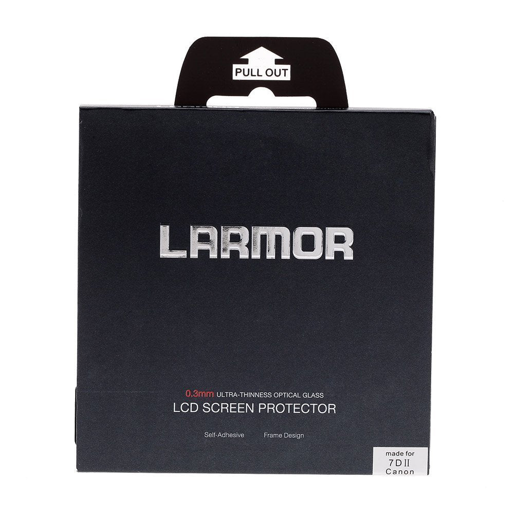LARMOR GGS IIII SelfAdhesive Optical Glass LCD Screen Protector for Canon 7D Mark II