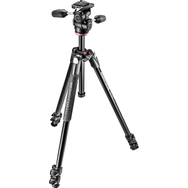 Manfrotto MK290XTA3-3WUS 290 Xtra Aluminum Tripod with 804 3-Way Pan/Tilt Head