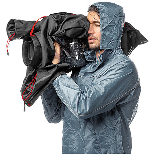Manfrotto RC-1 Pro Light Video Camera Raincover for Full Size Camcorder / DSLR Rig (Black)