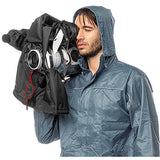 Manfrotto RC-12 Pro Light Video Camera Raincover for Small to Medium-Size Camcorder / DSLR Rig (Black)