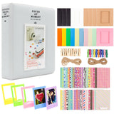 ZENKO 2x3 Inch Photo Album Set for Instax Mini Film (64 Pockets, Smokey White)
