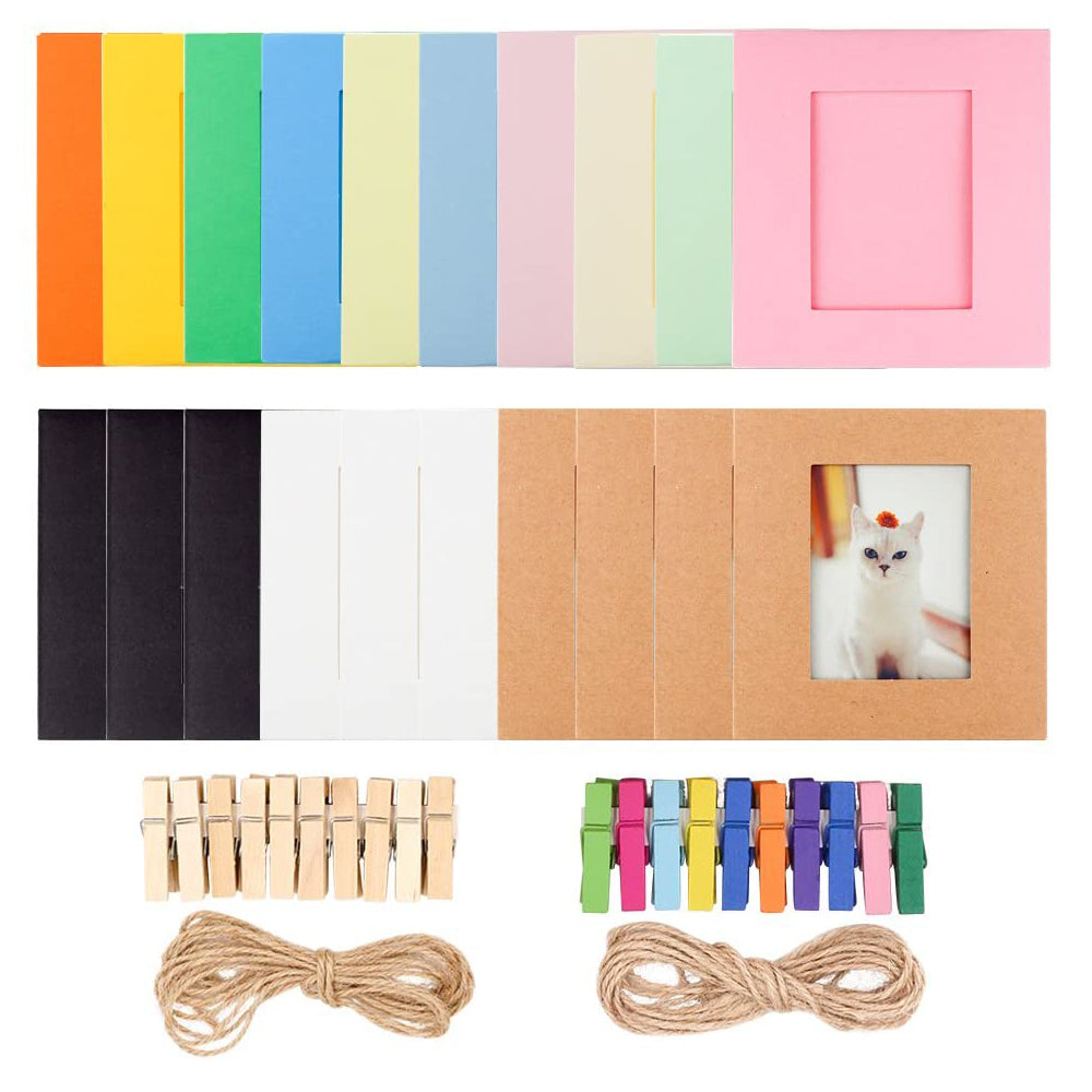 ZENKO 2x3 Inch Photo Album Set for Instax Mini Film (64 Pockets, Smokey White)