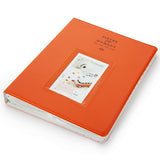 ZENKO INSTAX 128 SHEETS TIME ALBUM(ORANGE)  For Instax Mini 11 9 8 7s 8 8+ 9 25 26 50s 70 90 Film