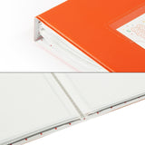 ZENKO INSTAX 128 SHEETS TIME ALBUM(ORANGE)  For Instax Mini 11 9 8 7s 8 8+ 9 25 26 50s 70 90 Film