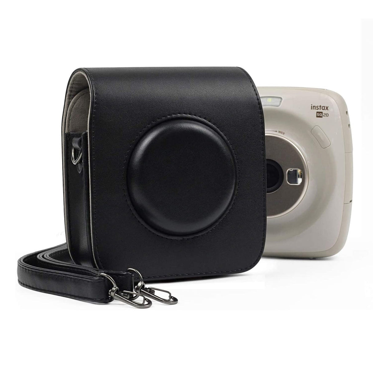 ZENKO Instax Mini SQ 20/10 Instant Camera PU Case(Black)