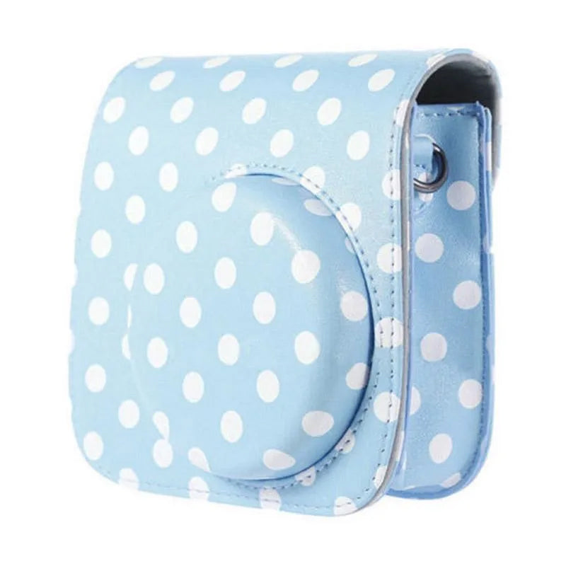 ZENKO MINI 11 INSTAX CAMERA POUCH BAG (Dot  Blue)