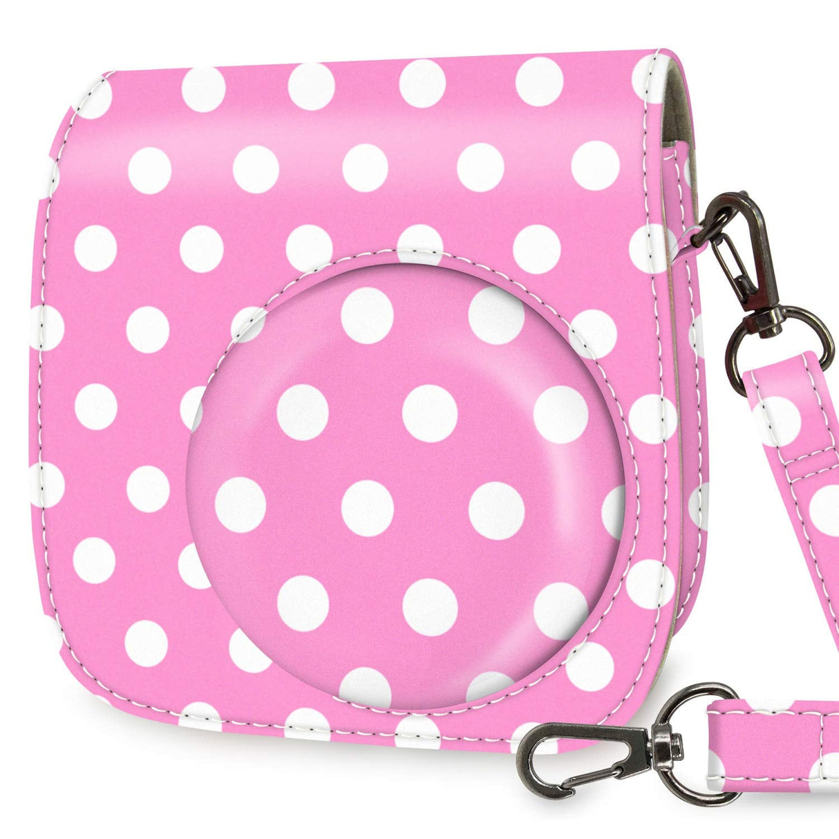 ZENKO MINI 11 INSTAX CAMERA POUCH BAG (Dot powder/pink)