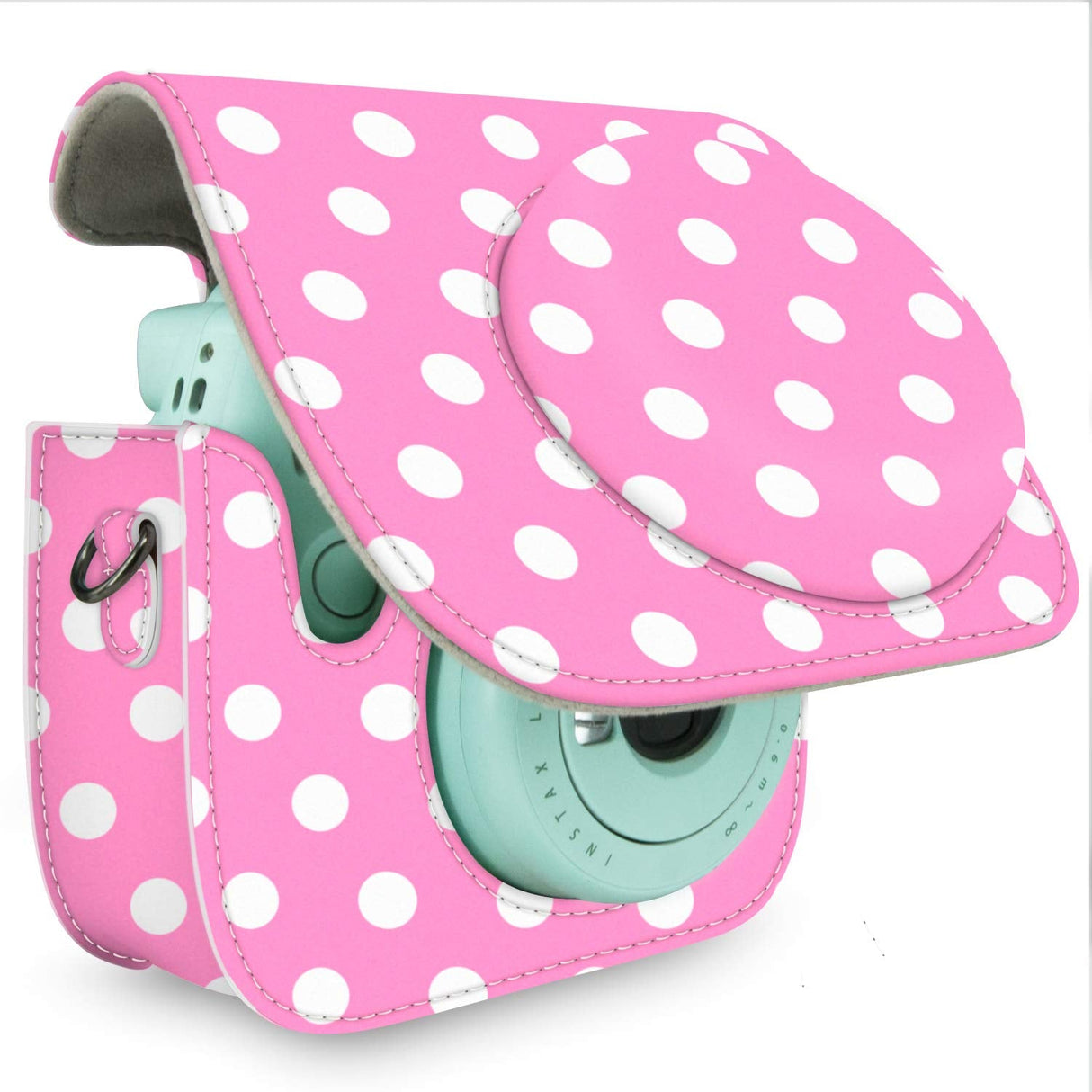 ZENKO MINI 11 INSTAX CAMERA POUCH BAG (Dot powder/pink)