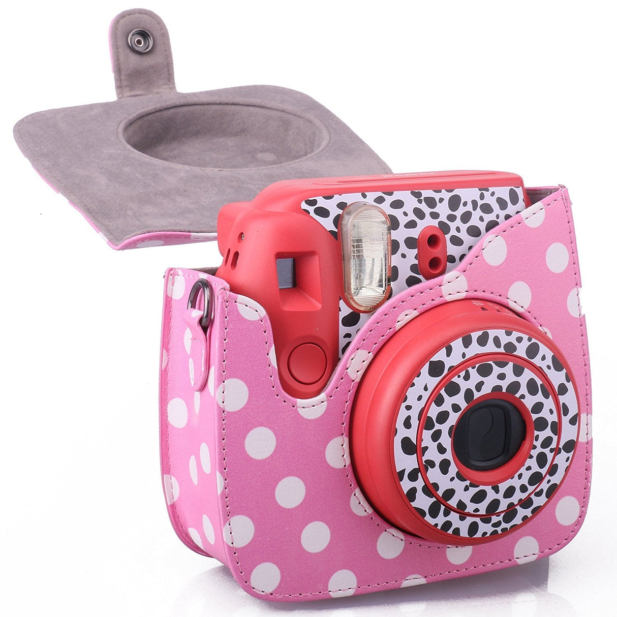 ZENKO MINI 11 INSTAX CAMERA POUCH BAG (Dot powder/pink)