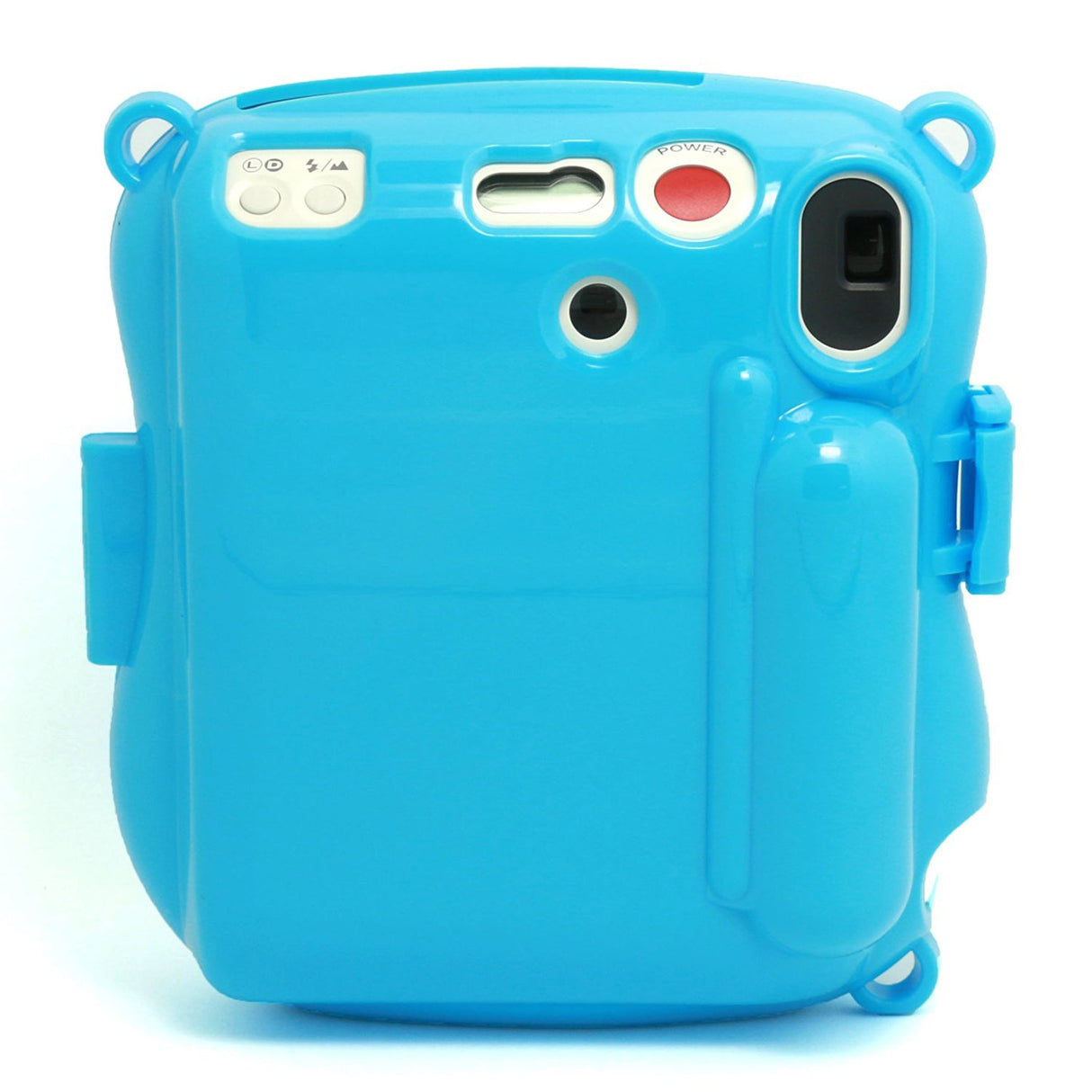 ZENKO MINI 25 INSTAX CAMERA TRANSPARENT BLUE POUCH BAG (BLUE)