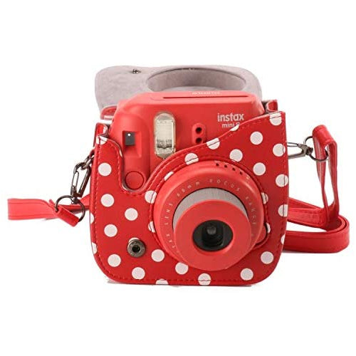 ZENKO MINI 8/8+/9 INSTAX CAMERA POUCH BAG (Dot Red)