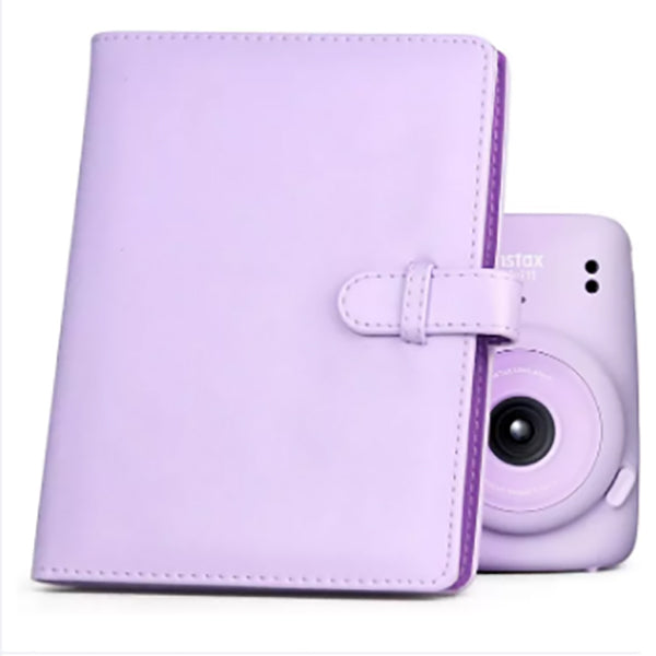 Zenko Compatible 128 Pockets Mini Photo Album for Fujifilm Instax Mini Film (Lilac purple)