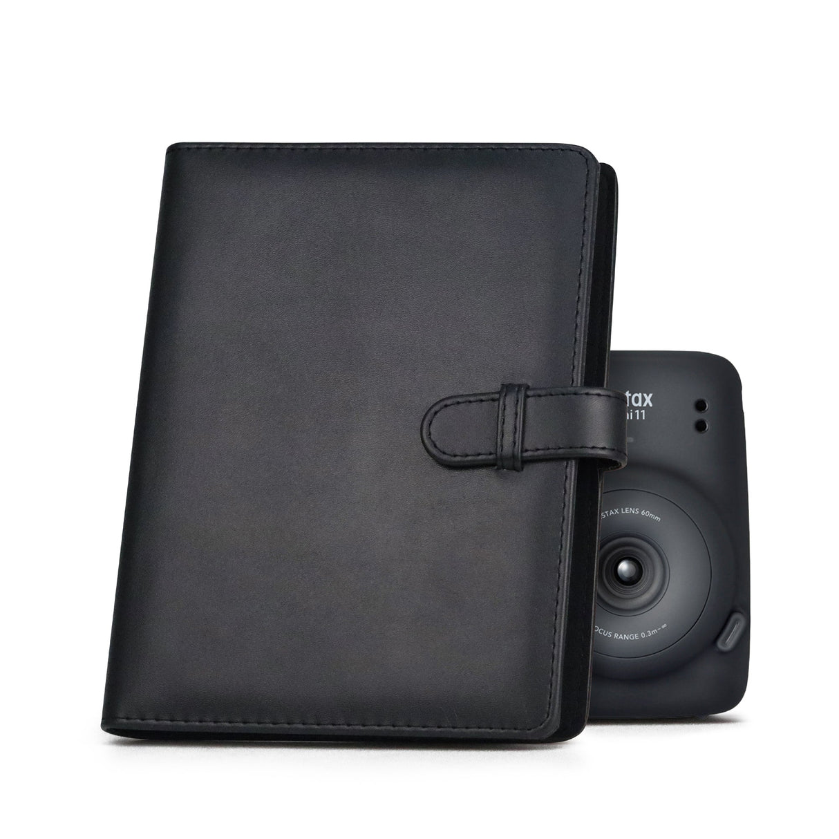 Zenko Compatible 128 Pockets Mini Photo Album for Fujifilm Instax Mini Film (charcoal gray)