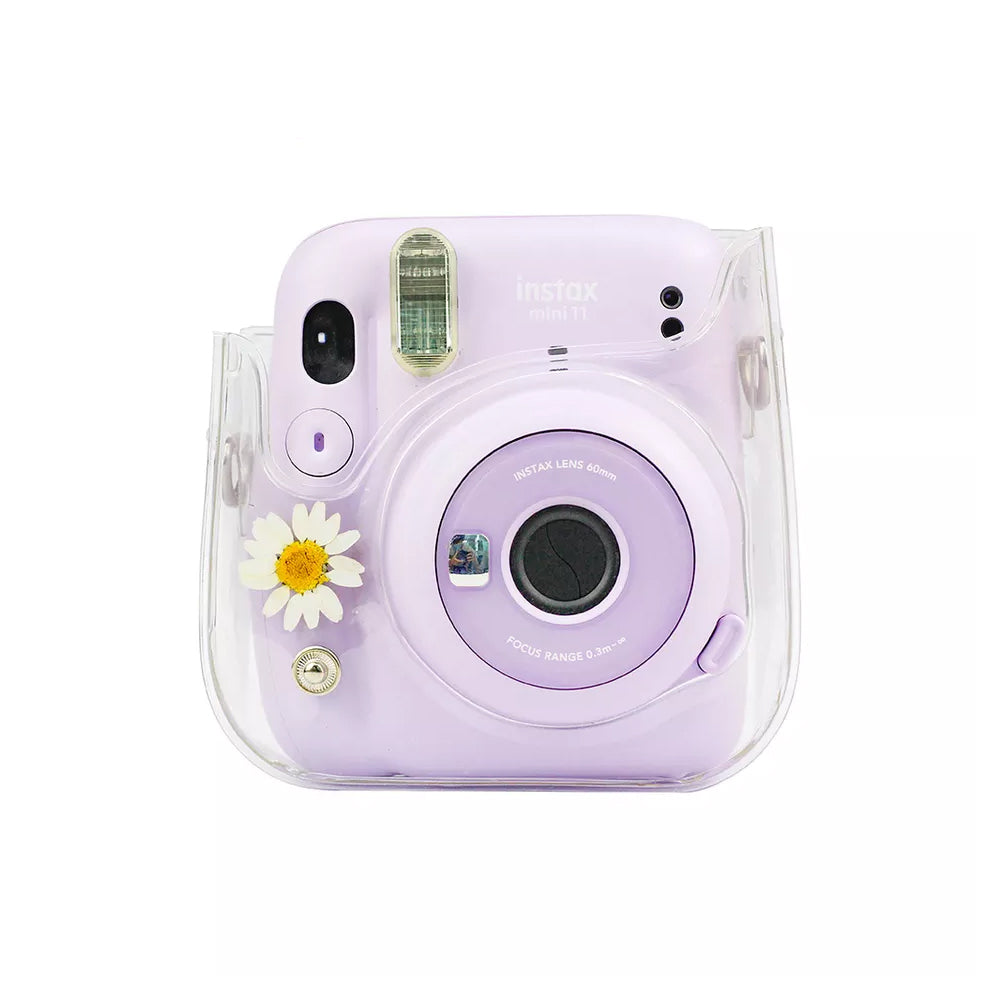 Zenko Compatible Mini 11 Camera Case Bag for Fujifilm Instax Mini 11 8 8+ 9 Camera (White Daisy)