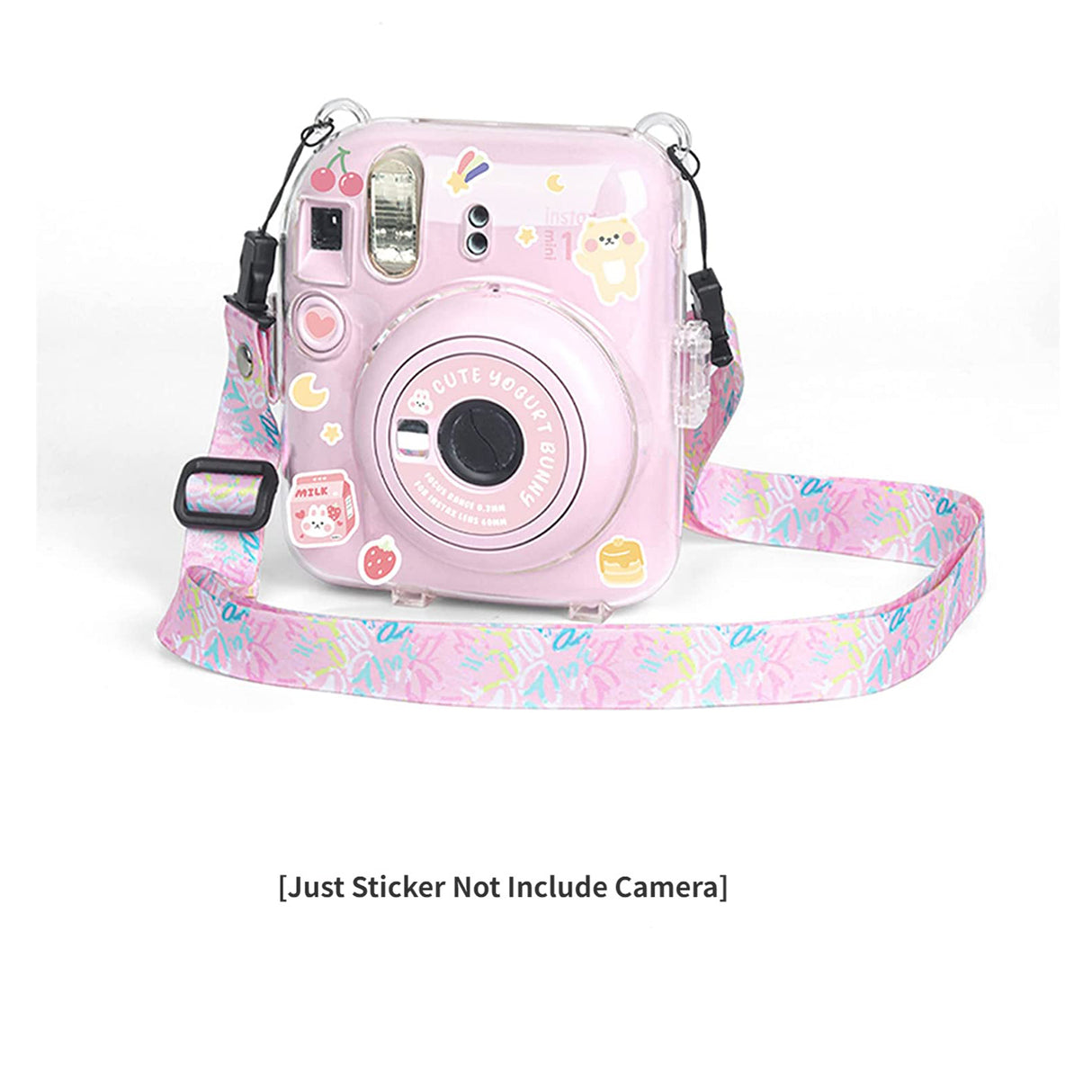 Zikkon Instax Mini 12 Camera sticker Blossom Pink