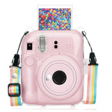 ZIKKON Instax Mini 12 Crystal case with Crystal strap